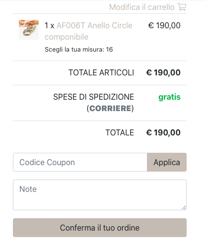 Come usare il coupon