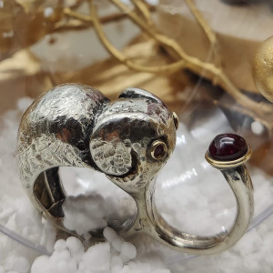 Elephant Double Ring Elephant Double Ring