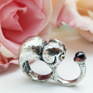 Anello Elefante con mignolo Anello Elefante con mignolo