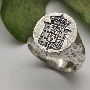  Bourbon coat of arms ring