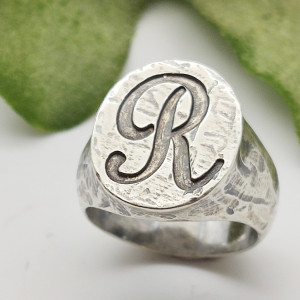 Anello chevalier ovale Anello chevalier ovale