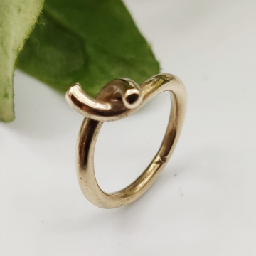 Bronze knot ring
