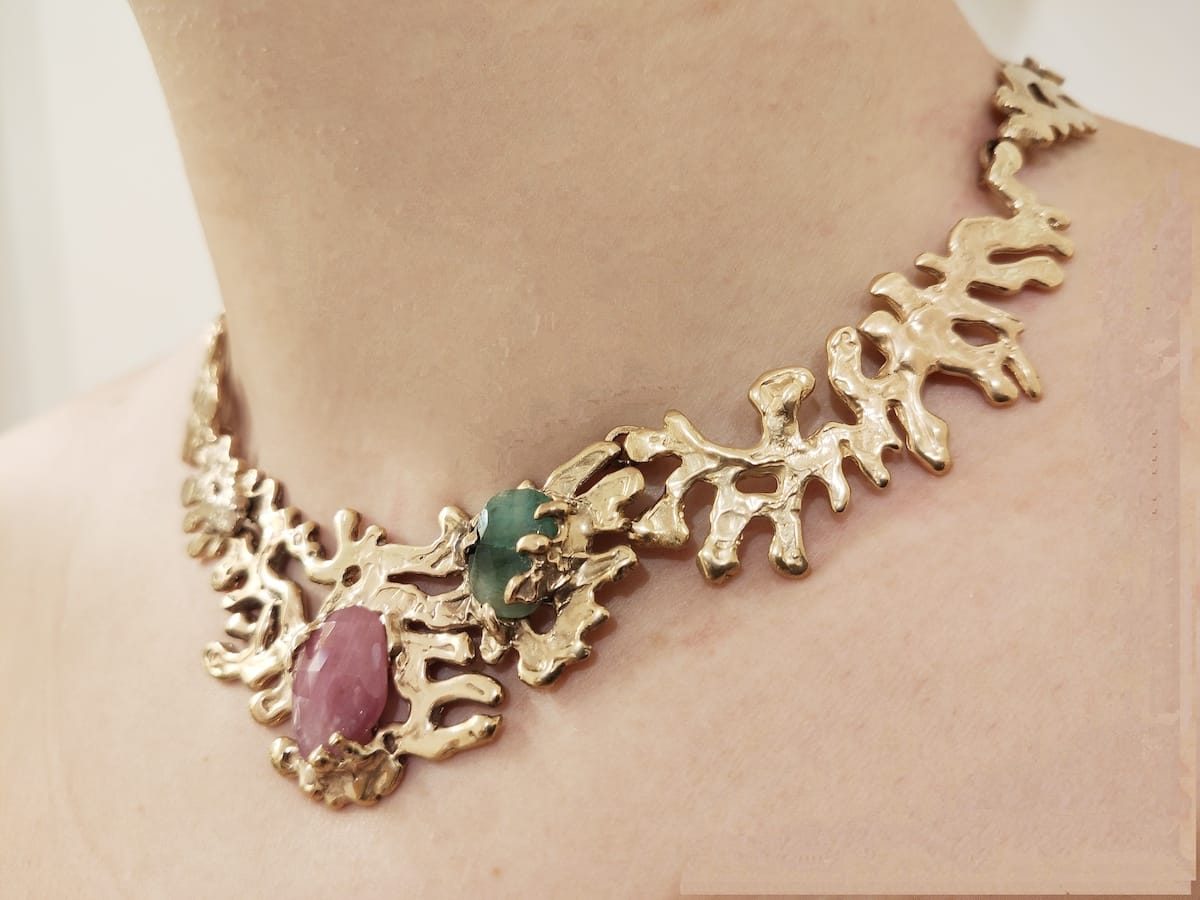 Collana Liquid Metal