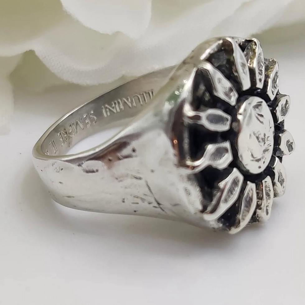 Anello chevalier sole