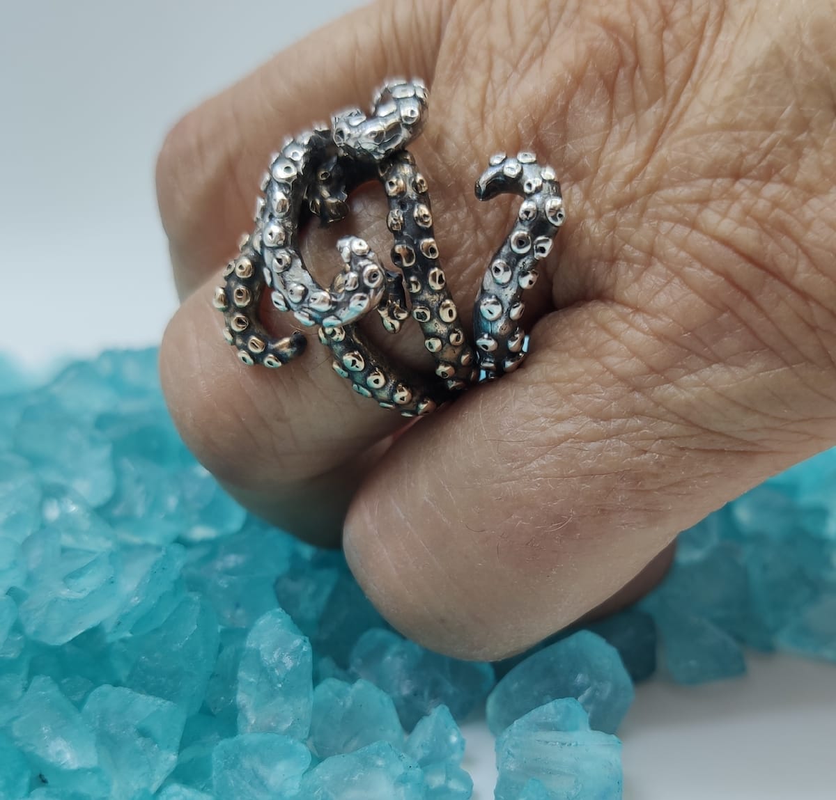 Anello Piovra -bronzo